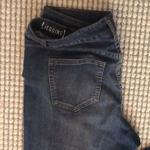 R1893 blue skinny jeans